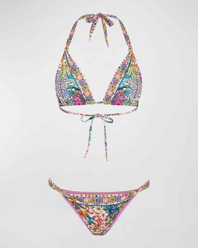 Flowers of Neptune Ball Two-Piece Swimsuit